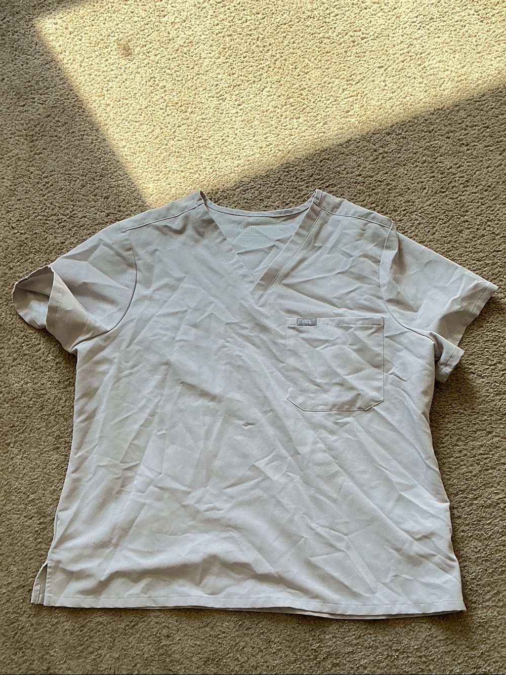 XL PETITE figs Catarina scrub top one pocket